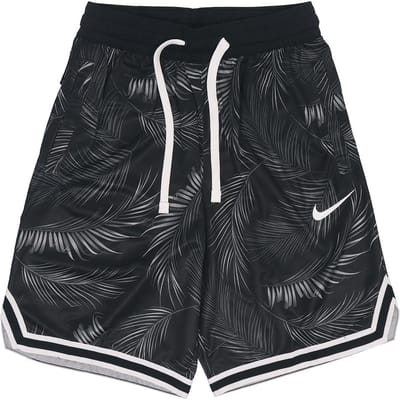 Short de Basketball Nike Dri-Fit DNA Rétro Sports Polyester Ample Cordon de Serrage Séchage Rapide Homme Bas Noir AR1322-010 S gray