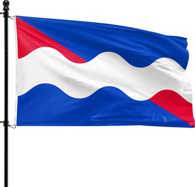 VlagDirect - Roerdalen vlag - Gemeente Roerdalen vlag - 90 x 150 cm.