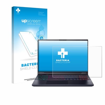 upscreen - Screenprotector voor Acer Predator Helios Neo 16 AI - Folie Beschermfolie transparant antibacterieel