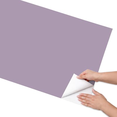 Coloray Meubel Wrap Folie - Paars Meubelfolie - 65x130 cm - Wrapfolie Keuken Lila paars - Decoratiefolie - Minimalist Meubelfolie - Meubel Wrap Folie - Woonkamer decoratie - Achtergronden en patronen