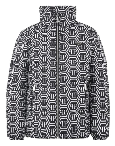 Nylon Puffer Jacket Monogram