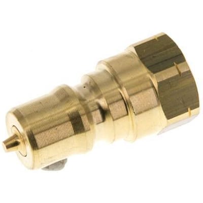 Messing DN 6.3 Hydraulische Koppeling Insteeknippel 1/4 inch NPT binnendraad ISO 7241-1 B D 14.2mm