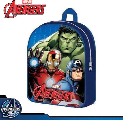 Marvel Avengers Rugtas - 30 x 25 cm. - Superhelden Rugzak - Blauw