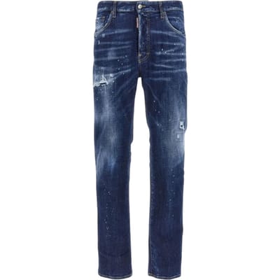 Dsquared2 642 Jeans In Distressed Denim Jeans