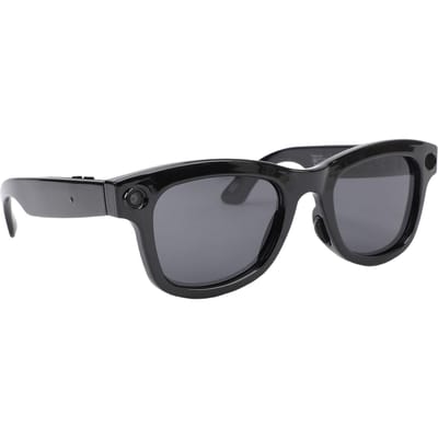 Lunettes Caméra Intelligentes 5MP 1080P HD Caméra 26 Langues Traduction Lecture Musique Appels Téléphoniques Lunettes de Soleil Intelligentes IA