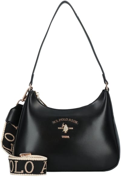 U.S. POLO ASSN. Schoudertas Heat Hobo Bag Black Zwart