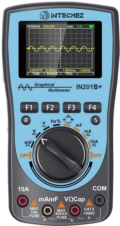 Draagbare Digitale Oscilloscope en Multimeter 2-in-1 met Kleurendisplay - 1 MHz Bandbreedte