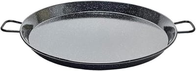 Paella Pan - Kookpan - Grote maaltijden bereiden - Geschikt voor open vuur - 65 cm - Zwart