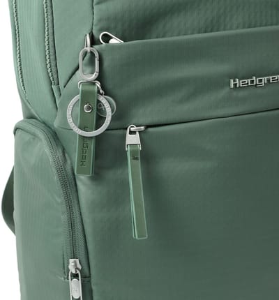 Hedgren TSUTSUMI Baby Rugzak met Verzorgingsmatje en RFID-bescherming – Waterafstotend – Gerecycled materiaal – Duck Green