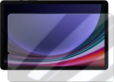 Bestsuit, Flexibel glas Geschikt voor Samsung Galaxy Tab S9 /S9 FE Volledig hechtend Bestsuit, Transparant