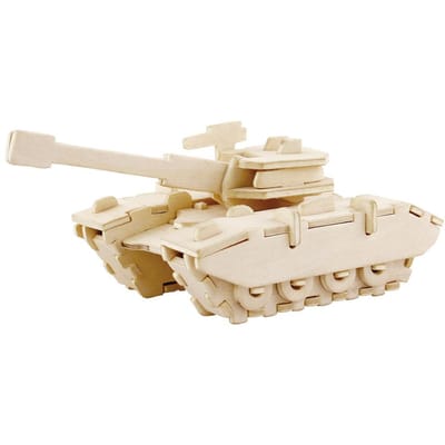 3D DIY Houten Puzzel Speelgoed Militaire Serie Tank Voertuig Model Set Creatief Gemonteerd Educatief Puzzelspeelgoed Cadeaus Voor Kinderen