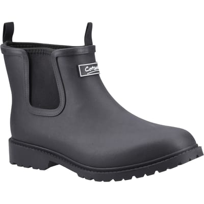 Cotswold Barton TPR+Neopreen Heren Zwarte Wellingtonlaarzen