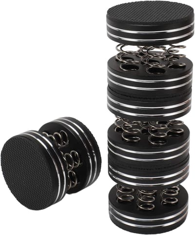 Luidspreker Isolatie Voeten - Schokdempers - Geluid Verbeteren - Aluminiumlegering - 4 stuks - Zwart