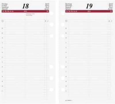 Dagkalender 2024 Timing 2 - 1 Dag Per Pagina - Compact Formaat met Weekplanning