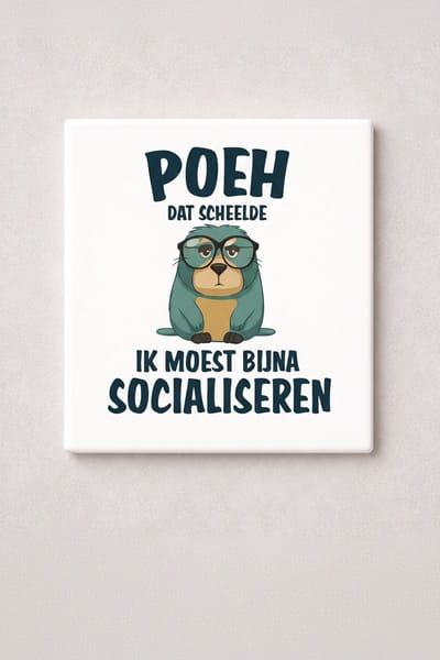 Tegel met Uniek Design | Ontwerp Jouw Eigen Tegel | Handgemaakt Cadeau voor Elk Interieur | Gepersonaliseerd op Aanvraag | Enkel of Grote Bestelling