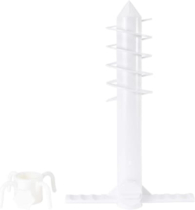 Strandparaplu Anker - Grondpen Set - Stabiele Paraplu - 5 Roterende Hoeken - 2 Stuks - Kunststof