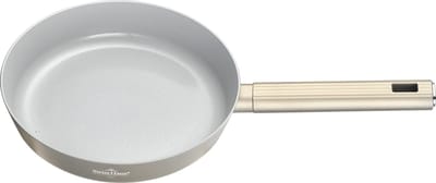 Swiss Haus® SCFP20CH Koekenpan Inductie - Ø 20 cm - PFAS Vrij Bakpan - Pan Met Sapphire™ Anti-aanbak - Koekenpannen Voor Alle Warmtebronnen - Champagne