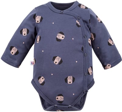 Eevi - Rompertje - Omslagromper - Overslagromper - Teckel - Maat 56 - 0 t/m 2 maanden