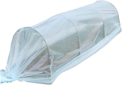 Plastic Kasfolie - Plantenhoes Bescherming - Planten Kweken - UV-bestendig Materiaal - 2.5m x 1m - Lichtblauw
