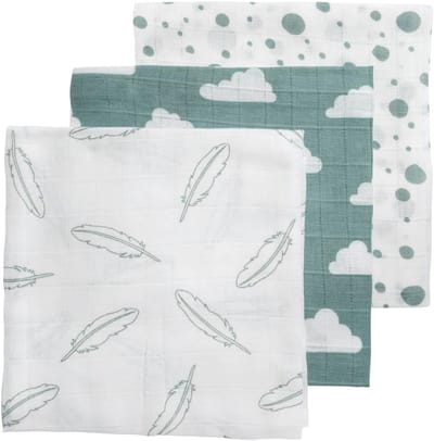 Hydrofiele Luiers 3-Pack – 70x70 cm, Super Zacht en Sneldrogend