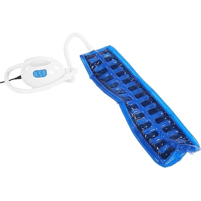 Luchtbelbadkuip Ozonsterilisatie Body Spa Massagemat met Luchtslang US Plug blue