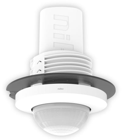 Niko Aanwezigheidsmelder P42LR, 230 V, 2 kanalen, master, 32-37 m, 360°, SnapFit, wit voor inbouw (353-701221)