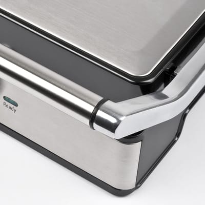 Contactgrill roestvrij staal 2000 Watt | Ideaal voor vlees en groenten