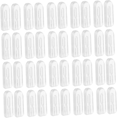 Bril Reparatieset - Neuspads - Comfortabel Dragen - Antislip Siliconen - 20 Paar - Transparant