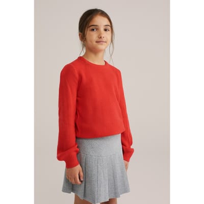 WE Fashion Knitted Pullover Bright Red Taglia: 146/152 | Maglioni Outlet | kids | Rosso