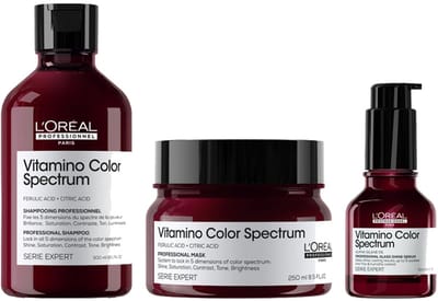 L'Oréal Professionnel Vitamino Color Spectrum Shampoo 300ml + Masque 250ml + Glass Shine Serum 50ml