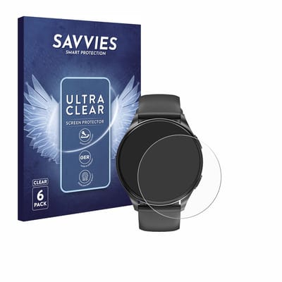 Savvies - Screenprotector voor Blackview X20 1.43" - Folie Beschermfolie transparant 6 Stuks