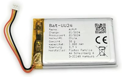 Reserve Batterij voor Diverse Babyfoons - E40, HB6339 en SM24 Compatibel