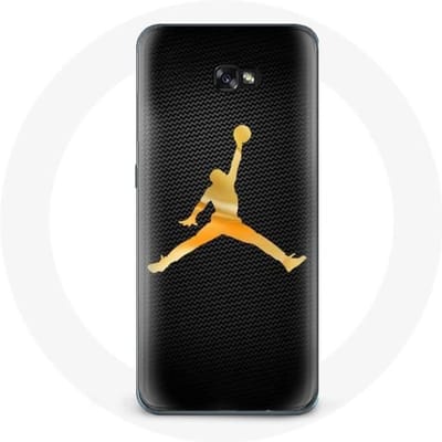 Coque - Air - Samsung Galaxy A3 2017 - Jaune - Michael Jordan logo - Souple jaune