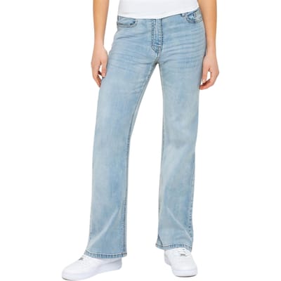 Enzo | Dames Jeans Met Wijde Pijpen