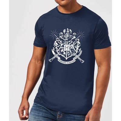 Harry Potter Hogwarts T-shirt - Navy - L