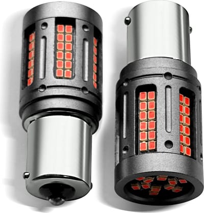 XEOD Lampen set Rood – P21W LED XTREME Line – Oranje licht canbus – Richtingaanwijzer - Verlichting - Achterlicht - P21W - 2 stuks