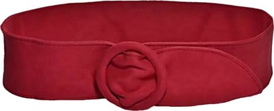 Suède Tailleriem / Wikkelriem - Rood | Imitatieleer / Polyester | 110 x 7 cm | Fashion Favorite