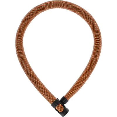 Fietsslot ABUS Kettingslot - IVERA Chain 7210 Color - Security level 8 - oranje - 110 cm - Geschikt voor elektrische fietsen en stadsfietsen