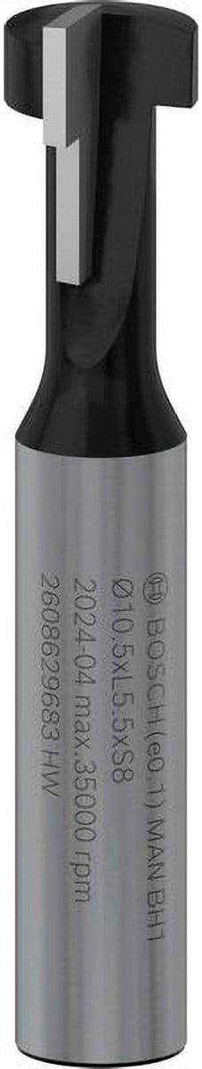 Bosch Accessories 2608629683 Groeffrees Hardmetaal Lengte 50 mm Afmeting, Ø 6.600 mm Werklengte 5.500 mm Schachtdiameter 8 mm