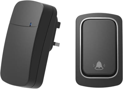 Draadloze Deurbel - Bel Kit - Huishoudelijke Beveiliging - Geen Batterij Nodig - 200 Meter Bereik - Zwart