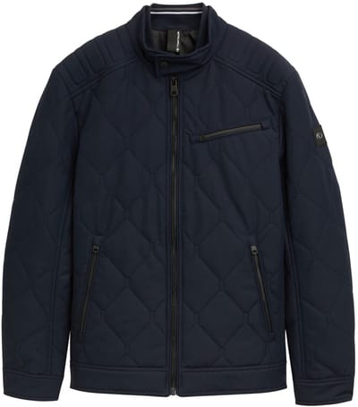 Tom Tailor - Jas - Maat S - Mannen - MARINE - polyester