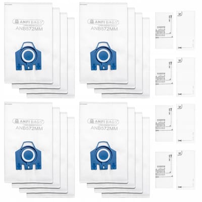 AreoSe - Stofzuigerzakken en filters voor Miele 3D Complete C3, C2, Classic C1 - 16 zakken + 8 filters