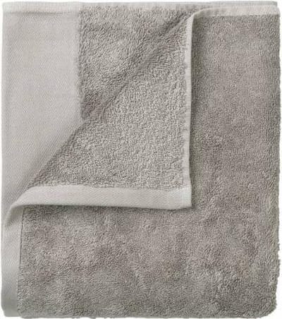 Riva Badtextiel Satellite | 30 x 30 set/4 cm | Donkergrijs / Bruin | Katoen