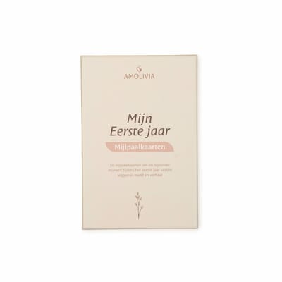 Amolivia Mijlpaalkaarten Eerste Jaar - Mijlpaalkaarten Baby - Milestone Baby Cards