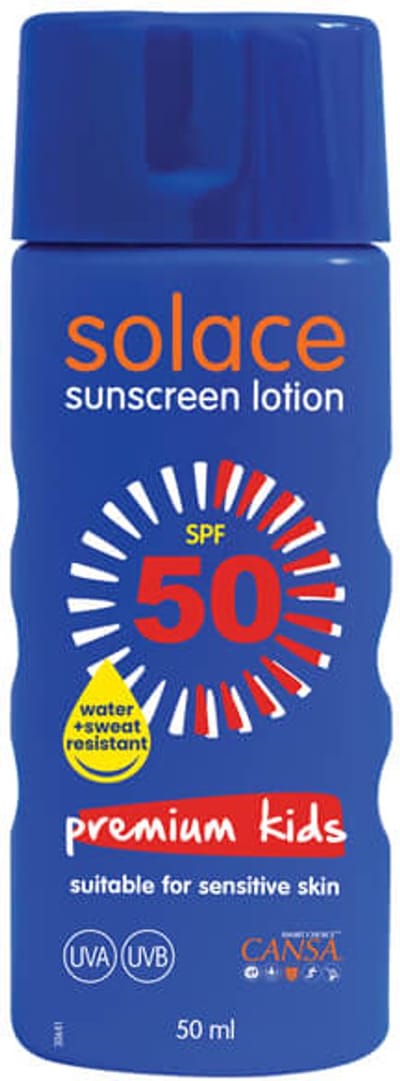 Solace SPF50 50ml Zonnebrandcrème – Premium en Kids