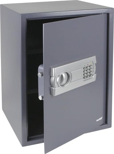 Meubelkluis met elektronisch slot - 50x35x31 cm - Antraciet