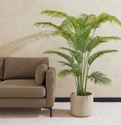 Grote Kunstpalm 180 cm | Realistische Nepplant Palm voor Binnen | Kunstplant Woonkamer & Kantoor