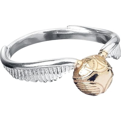 The Carat Shop - Harry Potter Golden Snitch Zilveren Ring Small - Maat S