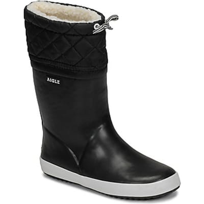 AIGLE regenlaarzen Aigle Giboulee noir/blanc
