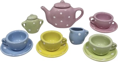 Speelgoed kindertheeservies - porselein - kinderservies - cadeau kind - sintcadeau - verjaardag - kerst